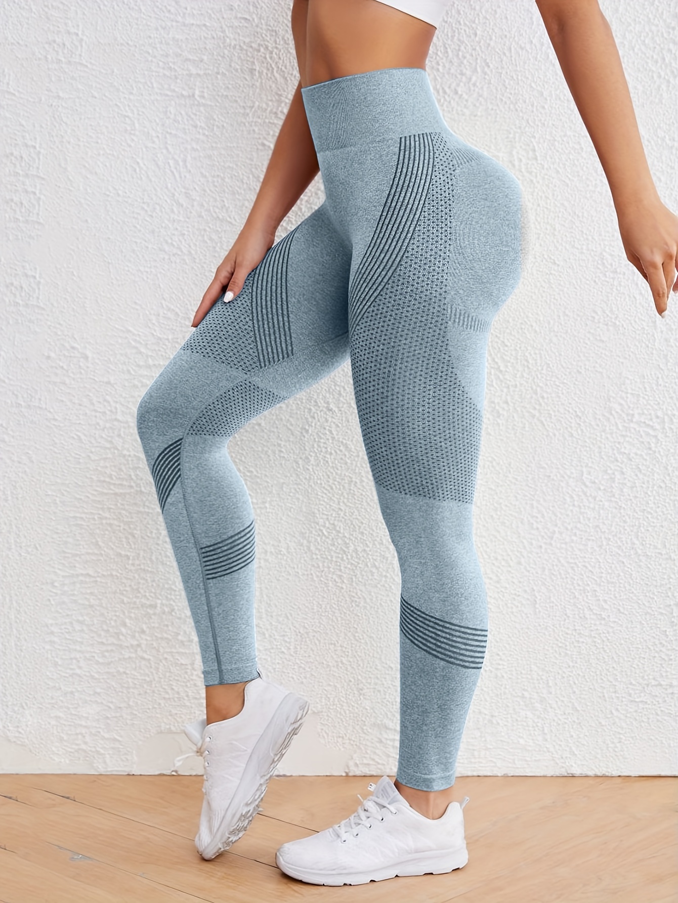 high stretch comfortable quick drying sports leggings high waist seamless yoga pants womens activewear details 11